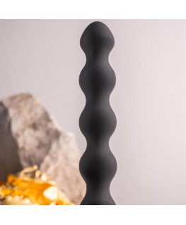 ROCKS-OFF - PETITE SENSATIONS PEARLS PLUG ANALE VIBRATORE NERO