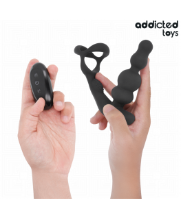 ADDICTED TOYS - MASSAGGIATORE PROSTATICO ROTANTE CON TELECOMANDO