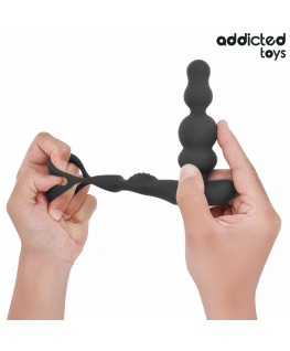 ADDICTED TOYS - MASSAGGIATORE PROSTATICO ROTANTE CON TELECOMANDO