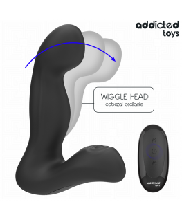 ADDICTED TOYS - MASSAGGIATORE PROSTATICO OSCILLANTE CON TELECOMANDO IN MODALITÀ PULSAZIONE