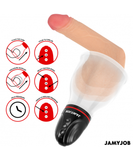 JAMYJOB - POMPA AUTOMATICA PER TESTICOLI XPAND LITE 3 LIVELLI DI ASPIRAZIONE GRIGIA