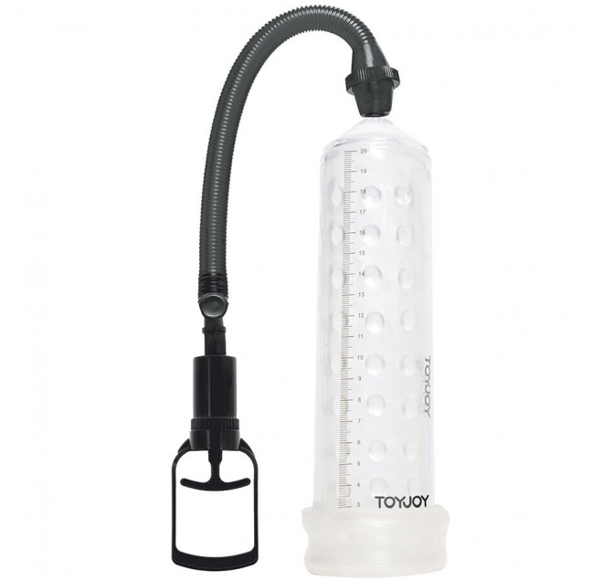 TOYJOY - POMPA PER MASSAGGI POTENTE CON MANICOTTO TRASPARENTE
