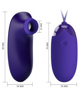 PRETTY LOVE - STIMOLATORE E UOVO PORTATILE