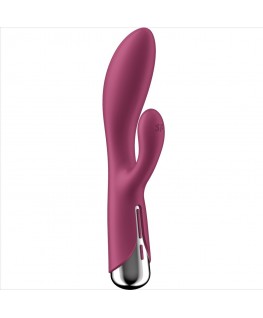 SATISFYER - SPINNING RABBIT 1 CLITORIDE E STIMOLAZIONE DEL PUNTO G ROSSO