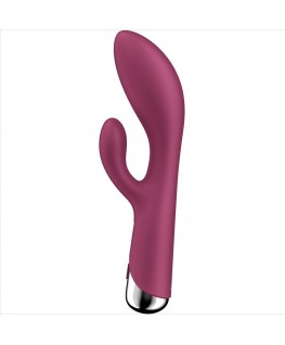SATISFYER - SPINNING RABBIT 1 CLITORIDE E STIMOLAZIONE DEL PUNTO G ROSSO