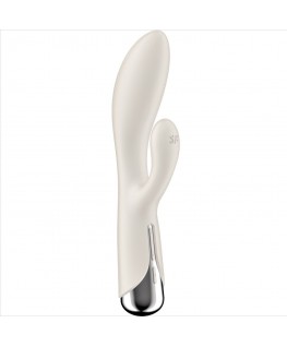 SATISFYER - SPINNING RABBIT 1 STIMOLAZIONE CLITORIDE E PUNTO G BEIGE