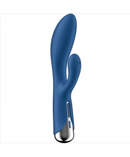 SATISFYER - SPINNING RABBIT 1 STIMOLAZIONE CLITORIDE E PUNTO G BLU