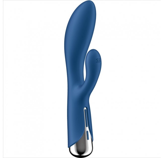 SATISFYER - SPINNING RABBIT 1 STIMOLAZIONE CLITORIDE E PUNTO G BLU