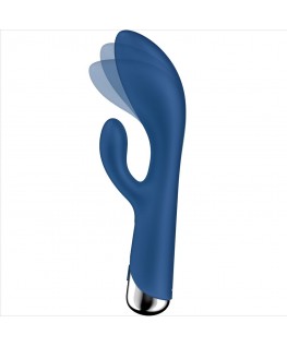 SATISFYER - SPINNING RABBIT 1 STIMOLAZIONE CLITORIDE E PUNTO G BLU