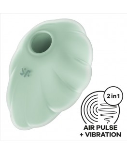 SATISFYER - VIBRATORE CLOUD DANCER GREEN AIR PULSE