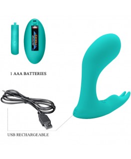 PRETTY LOVE - TELECOMANDO IDABELLE VIBRAZIONE E PULSAZIONE BLU