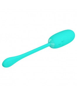 PRETTY LOVE - UOVO VIBRANTE JULIUS IMPERMEABILE-RICARICABILE VERDE ACQUA