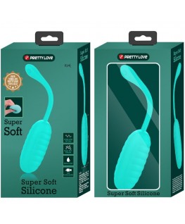 PRETTY LOVE - UOVO VIBRANTE RICARICABILE KIRK VERDE ACQUA