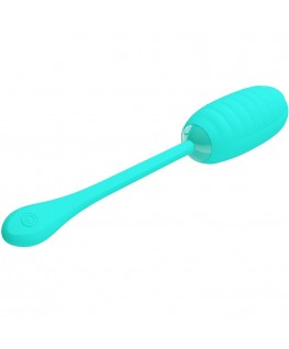 PRETTY LOVE - UOVO VIBRANTE RICARICABILE KIRK VERDE ACQUA