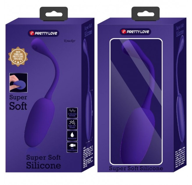 PRETTY LOVE - UOVO VIBRANTE RICARICABILE KNUCKER VIOLA