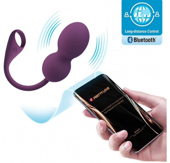 PRETTY LOVE - APP ELVIRA KEGEL BALLS TELECOMANDO VIOLA