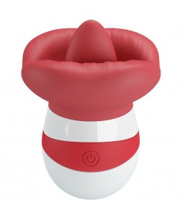 PRETTY LOVE - MINA STIMOLATORE DELLA LINGUA ROSSO CHIARO