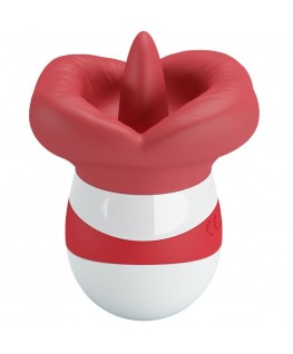 PRETTY LOVE - MINA STIMOLATORE DELLA LINGUA ROSSO CHIARO