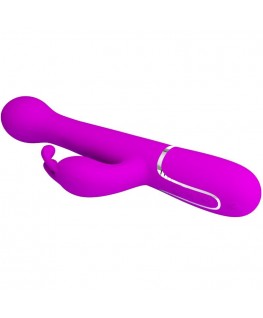 PRETTY LOVE - VIBRATORE DEJON RABBIT 3 IN 1 VIOLA MULTIFUNZIONE