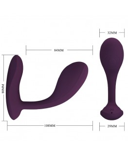 PRETTY LOVE - BAIRD G-SPOT 12 VIBRAZIONI RICARICABILE APP LILA