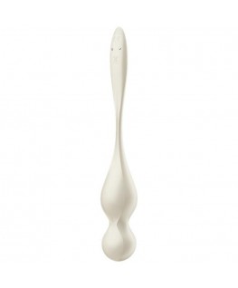 SATISFYER - LOVE BIRDS SFERE KEGEL VIBRANTI BIANCHE