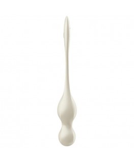 SATISFYER - LOVE BIRDS SFERE KEGEL VIBRANTI BIANCHE