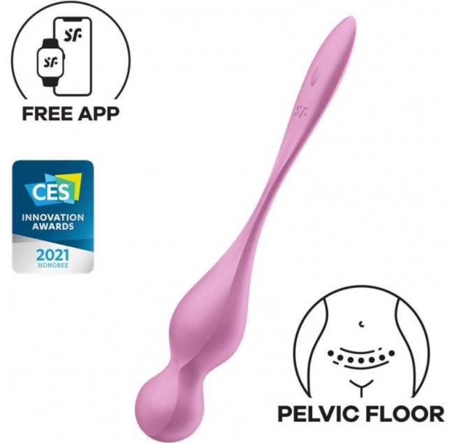 SATISFYER - LOVE BIRDS PALLE VIBRANTI KEGEL ROSA