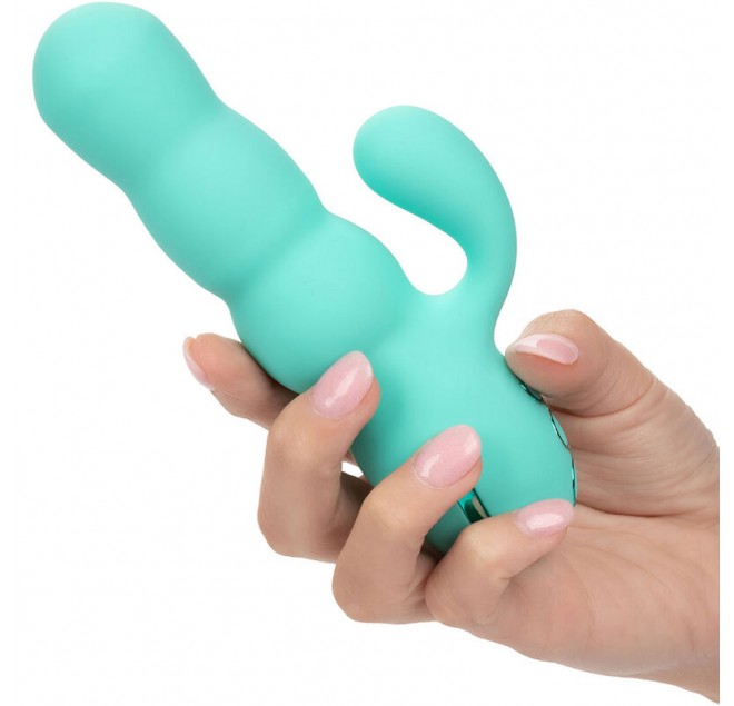 CALEXOTICS - VIBRATORE DEL MAR DIVA RABBIR AQUA GREEN DI CALIFORNIA DREAMING