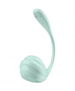 SATISFYER - STIMOLATORE PUNTO G PETALE LISCIO VERDE ACQUA APP GRATUITA