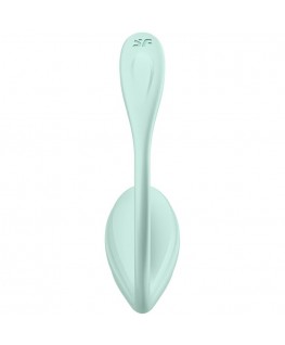 SATISFYER - STIMOLATORE PUNTO G PETALE LISCIO VERDE ACQUA APP GRATUITA
