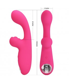 PRETTY LOVE - SKYLAR VIBRATORE STIMOLATORE ROSA