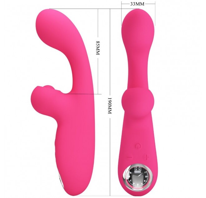 PRETTY LOVE - SKYLAR VIBRATORE STIMOLATORE ROSA