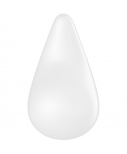 SATISFYER - VIBRATORE GOCCIA DI RUGIADA LAY-ON BIANCO