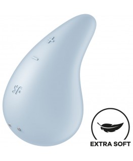 SATISFYER - VIBRATORE GOCCIA DI RUGIADA LAY-ON BLU