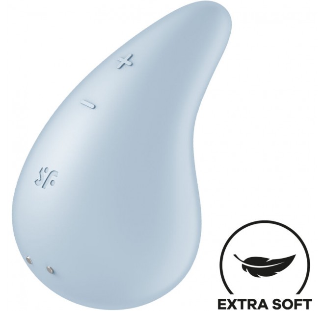 SATISFYER - VIBRATORE GOCCIA DI RUGIADA LAY-ON BLU
