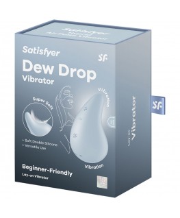 SATISFYER - VIBRATORE GOCCIA DI RUGIADA LAY-ON BLU