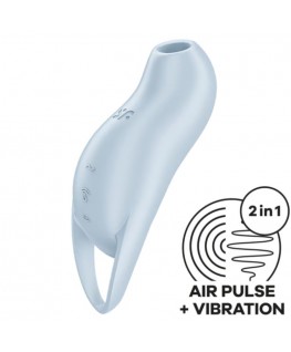 SATISFYER - POCKET PRO 1 STIMOLATORE CLITORIDE AZZURRO