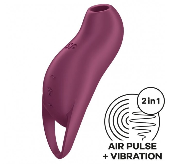 SATISFYER - POCKET PRO 1 STIMOLATORE CLITORIDE GRANATO