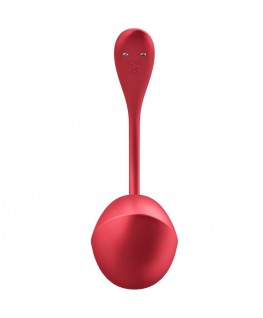 SATISFYER - SHINY PETAL STIMOLATORE CON TELECOMANDO G-POINT ROSSO APP GRATUITA