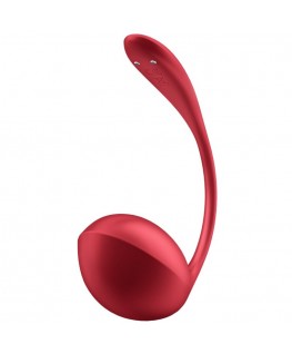 SATISFYER - SHINY PETAL STIMOLATORE CON TELECOMANDO G-POINT ROSSO APP GRATUITA