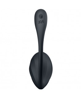 SATISFYER - RIBBED PETAL STIMOLATORE PUNTO G TELECOMANDO NERO APP GRATUITA