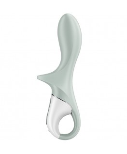 SATISFYER - AIR PUMP BOOTY 3 VIBRATORE ANALE GONFIABILE GRIGIO VERDE
