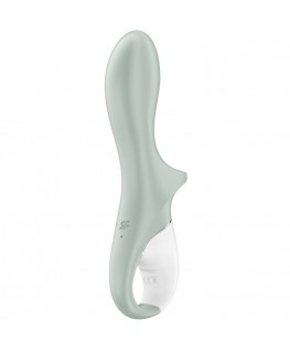 SATISFYER - AIR PUMP BOOTY 3 VIBRATORE ANALE GONFIABILE GRIGIO VERDE