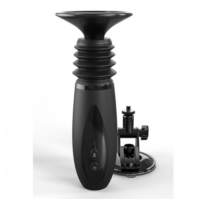 FETISH FANTASY SERIES - BODY DOCK MORSETTO PER DILDO THRUSTER CON 7 MODALITÀ DI SPINTA NERO
