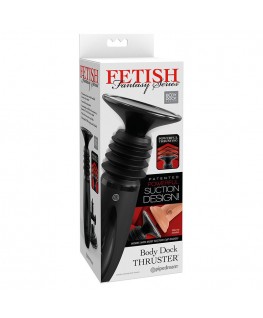 FETISH FANTASY SERIES - BODY DOCK MORSETTO PER DILDO THRUSTER CON 7 MODALITÀ DI SPINTA NERO