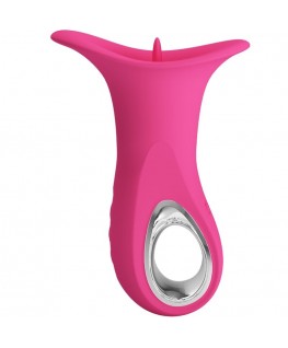 PRETTY LOVE - CLYDE VIBRATORE ORALE LINGUA VIBRANTE 12 VIBRAZIONI ROSA