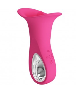 PRETTY LOVE - CLYDE VIBRATORE ORALE LINGUA VIBRANTE 12 VIBRAZIONI ROSA