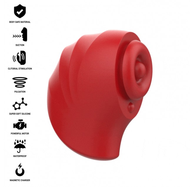 INTENSE - DONNIE STIMOLATORE CLITORIDEO ROSSO/VERDE