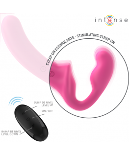 INTENSE - AMY DOPPIO VIBRATORE 20 CM ROSA TELECOMANDO