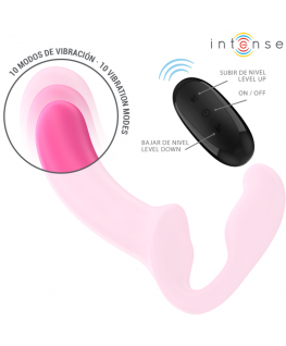 INTENSE - AMY DOPPIO VIBRATORE 20 CM ROSA TELECOMANDO
